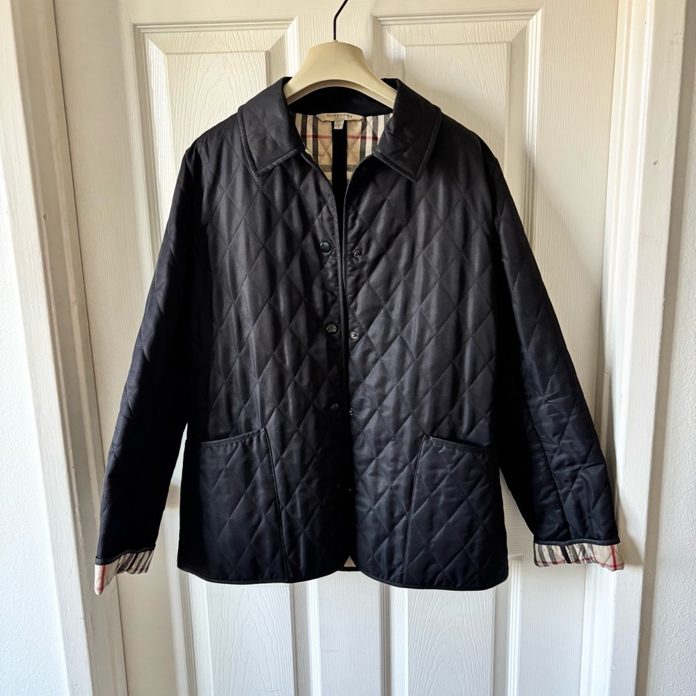 Burberry Black Quilted Women's Jacket - Picture 2 of 14